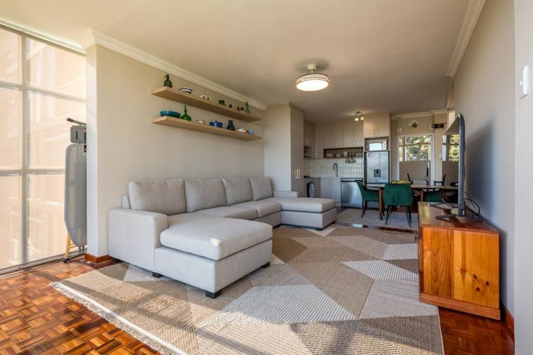 Sectional sofa and open-plan living