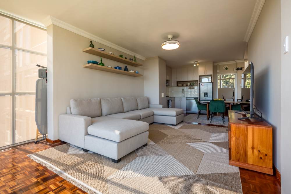 Sectional sofa and open-plan living